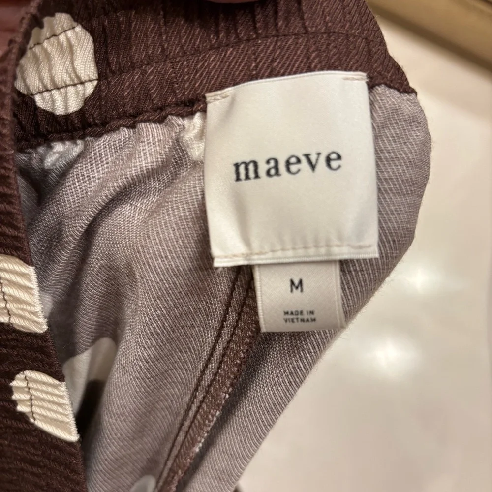 Anthropologie Maev Polk Dot Pants - Picture 3 of 8